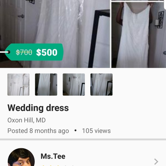 Wedding dress - Picture 1 of 2